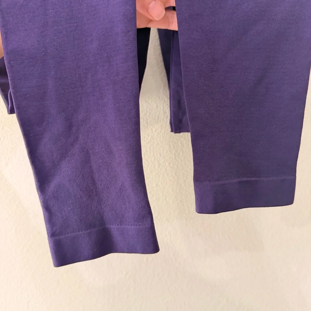 Gymshark High Waisted Leggings Purple Seamless Workout XS Activewear - Picture 5 of 7